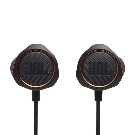 JBL Quantum 50C - Black - Wired in-ear gaming headset with USB-C adapter - Front